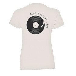 Natural Cotton T-Shirt - Record & T